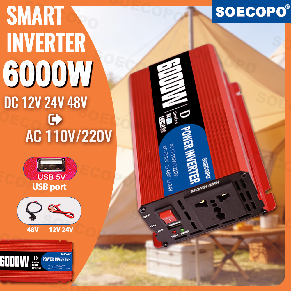 Outdoor Power Supply 12V - Smart Power Inverter 6000W-10000W AC 12V
