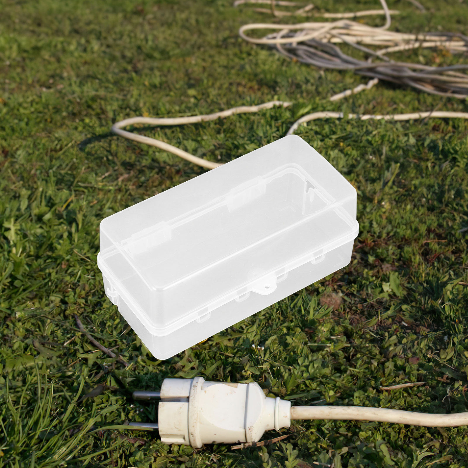 Outdoor Power Box Cover - 2Pcs Waterproof Cable Protector Outdoor Electrical