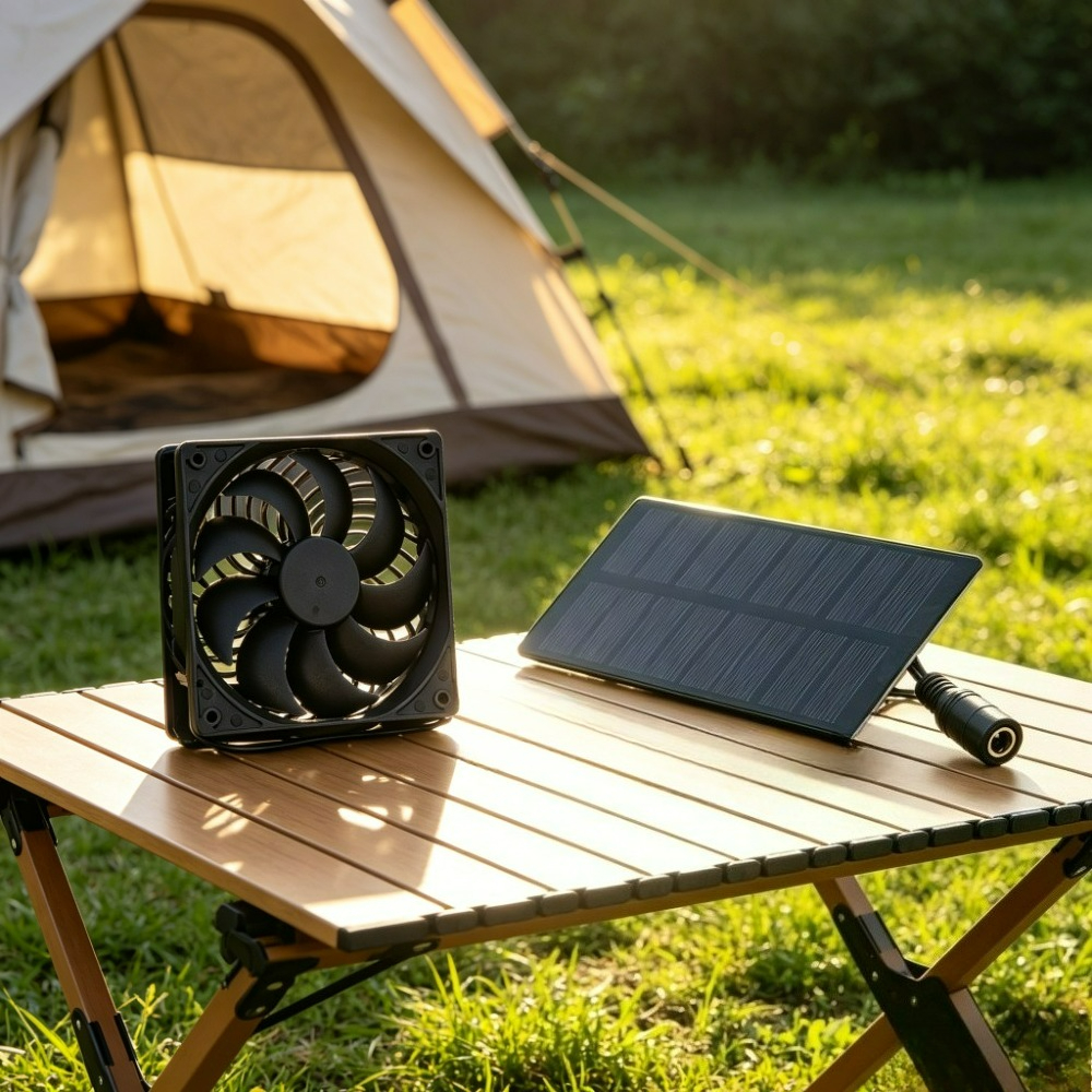 Outdoor Power Vent - 12cm Solar Exhaust Fan Waterproof Solar