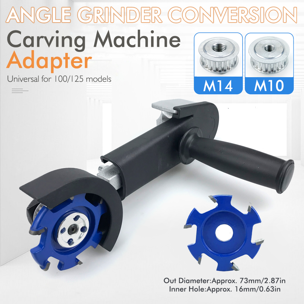 Stump Grinder Attachment - Grinding Conversion Head Wide Application Easy