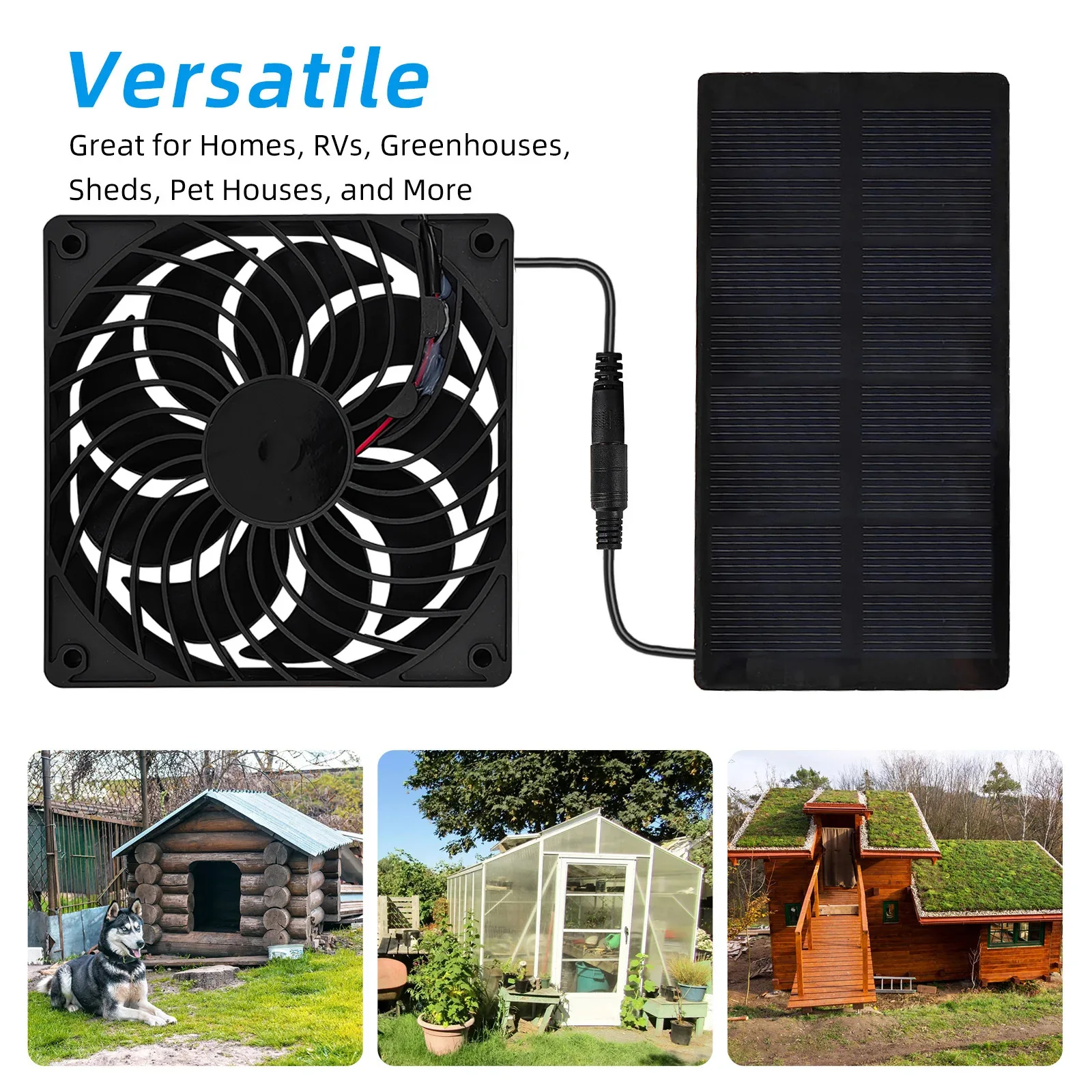 12cm Solar Panel Powered Exhau - Outdoor Power Vent recensie en prijs
