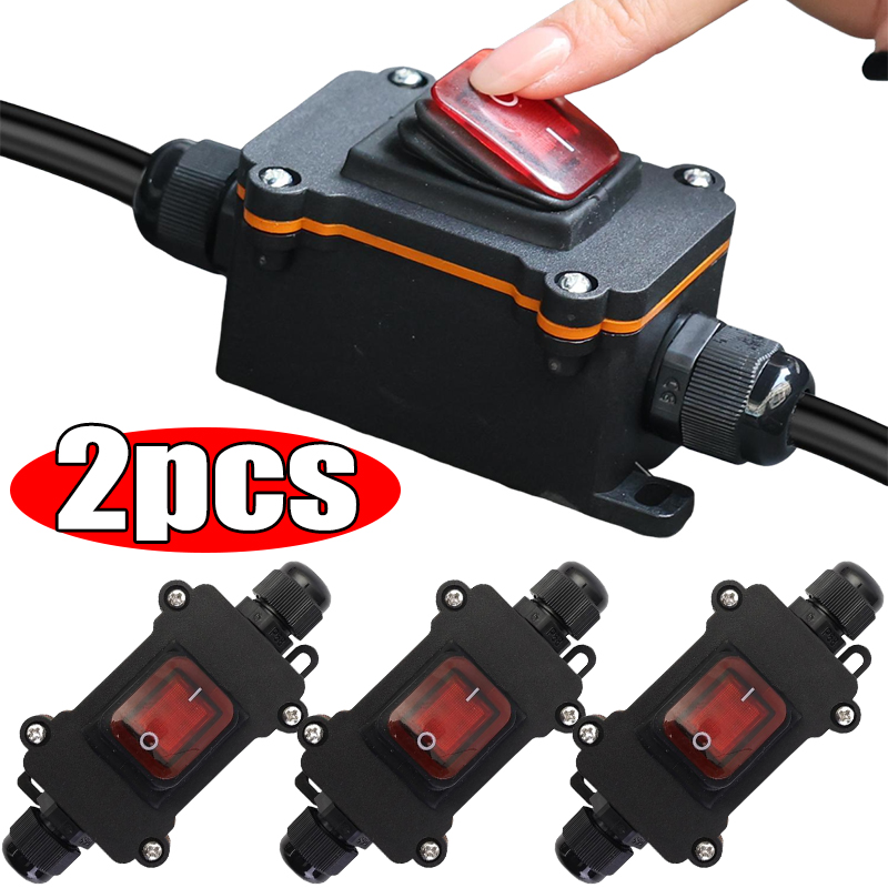 1-2pcs Inline Power Cord 12V-2 - Outdoor Power Box Cover recensie en prijs