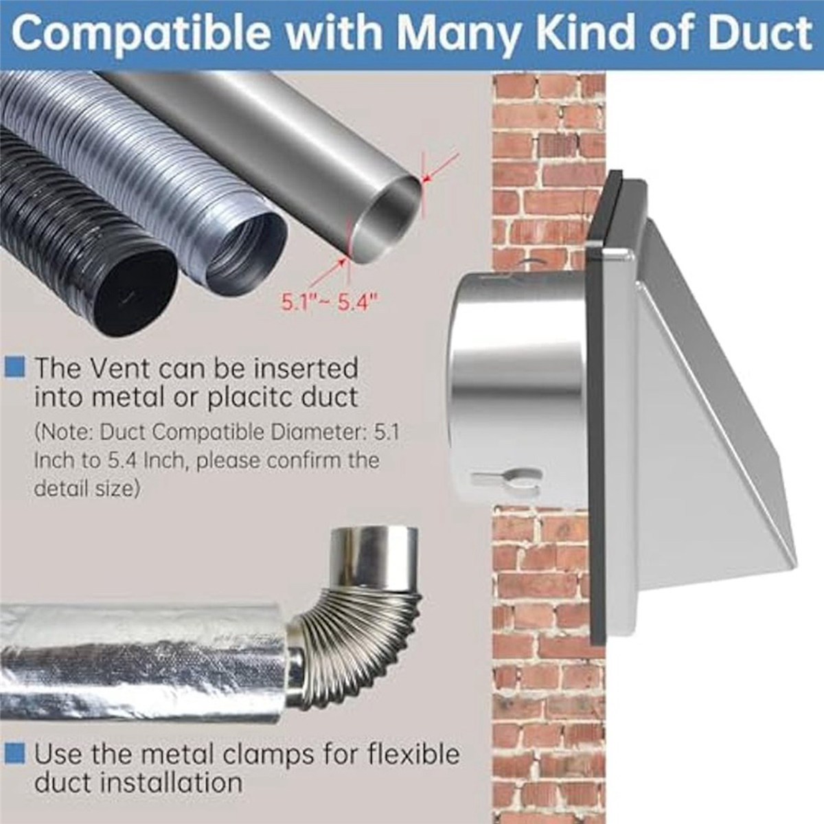 ABYA 4In Dryer Vent Cover Outd - Outdoor Power Vent recensie en prijs