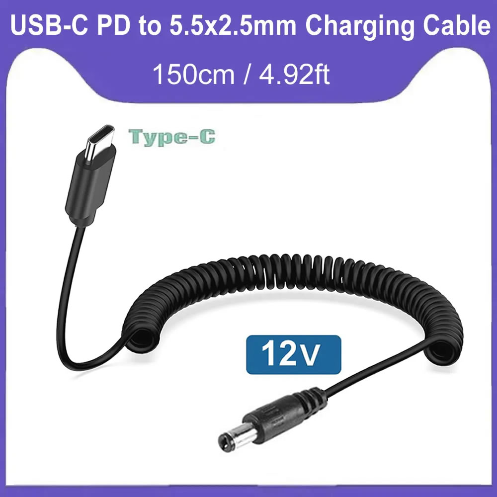 USB C to DC 5.5mm x 2.5mm Powe - Outdoor Power Supply 12V recensie en prijs