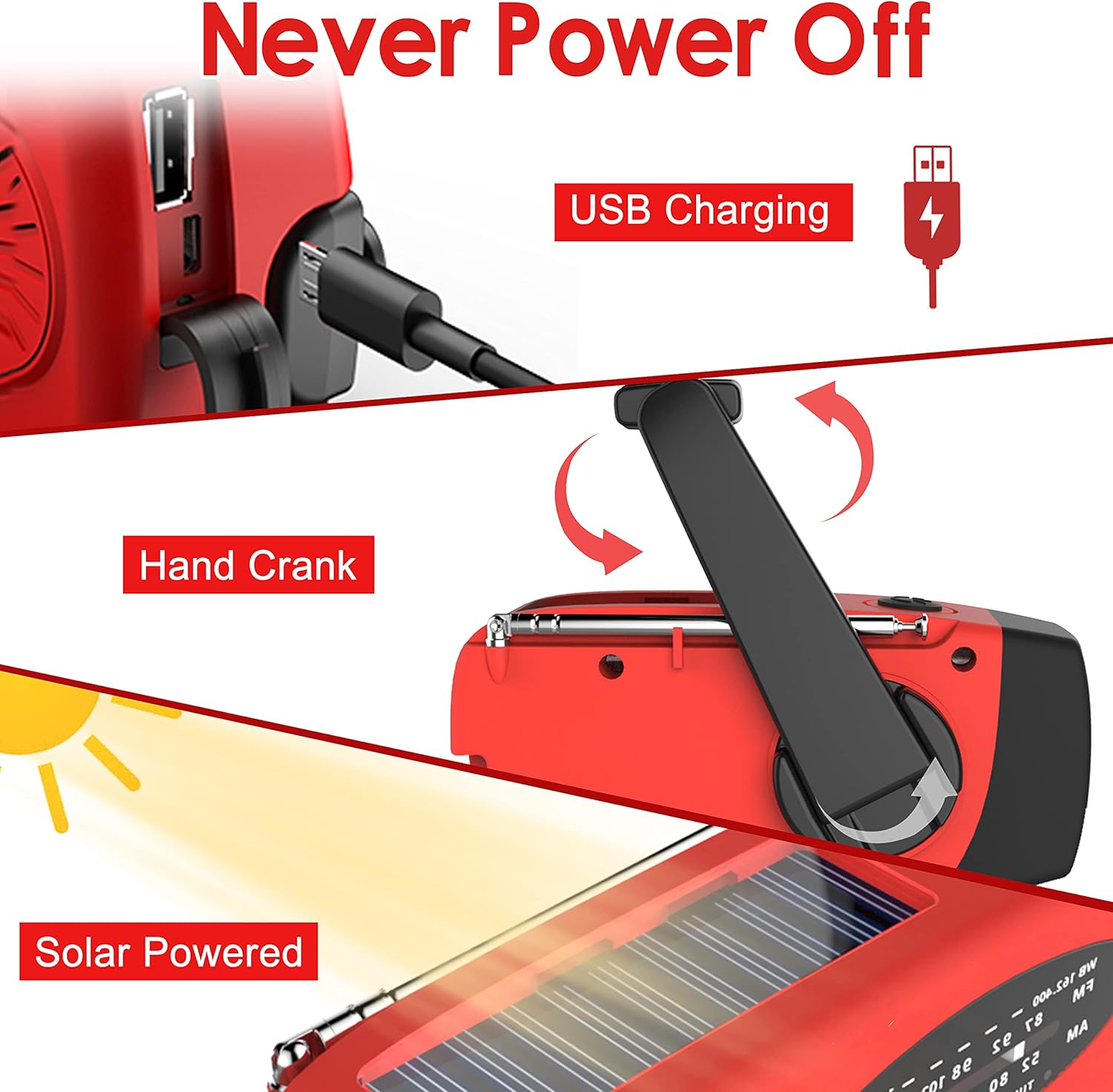 Multifunctional Hand Cranked G - Outdoor Power Kit recensie en prijs