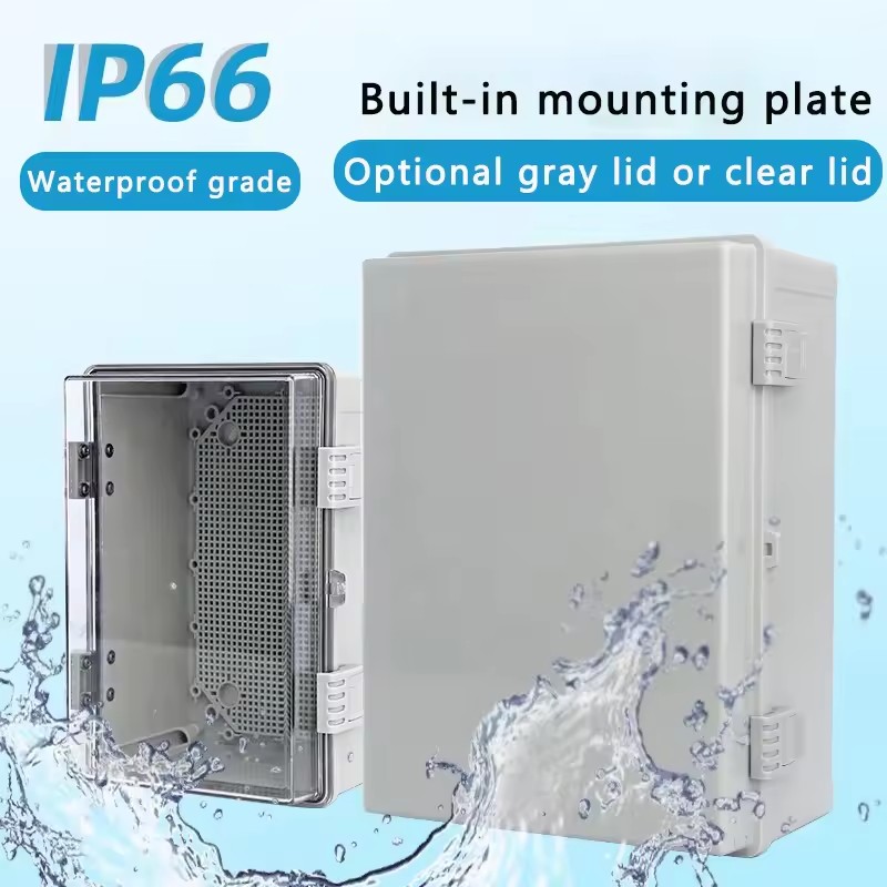IP66 Waterproof Gray/Transpare - Outdoor Power Box Cover recensie en prijs