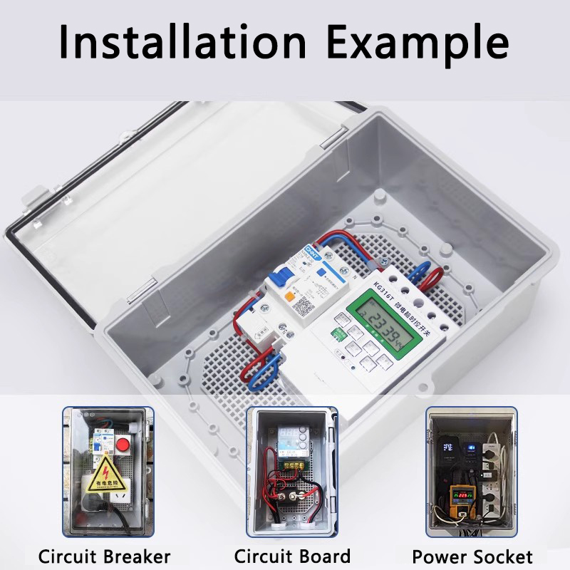 IP66 Waterproof Gray/Transpare - Outdoor Power Box Cover recensie en prijs