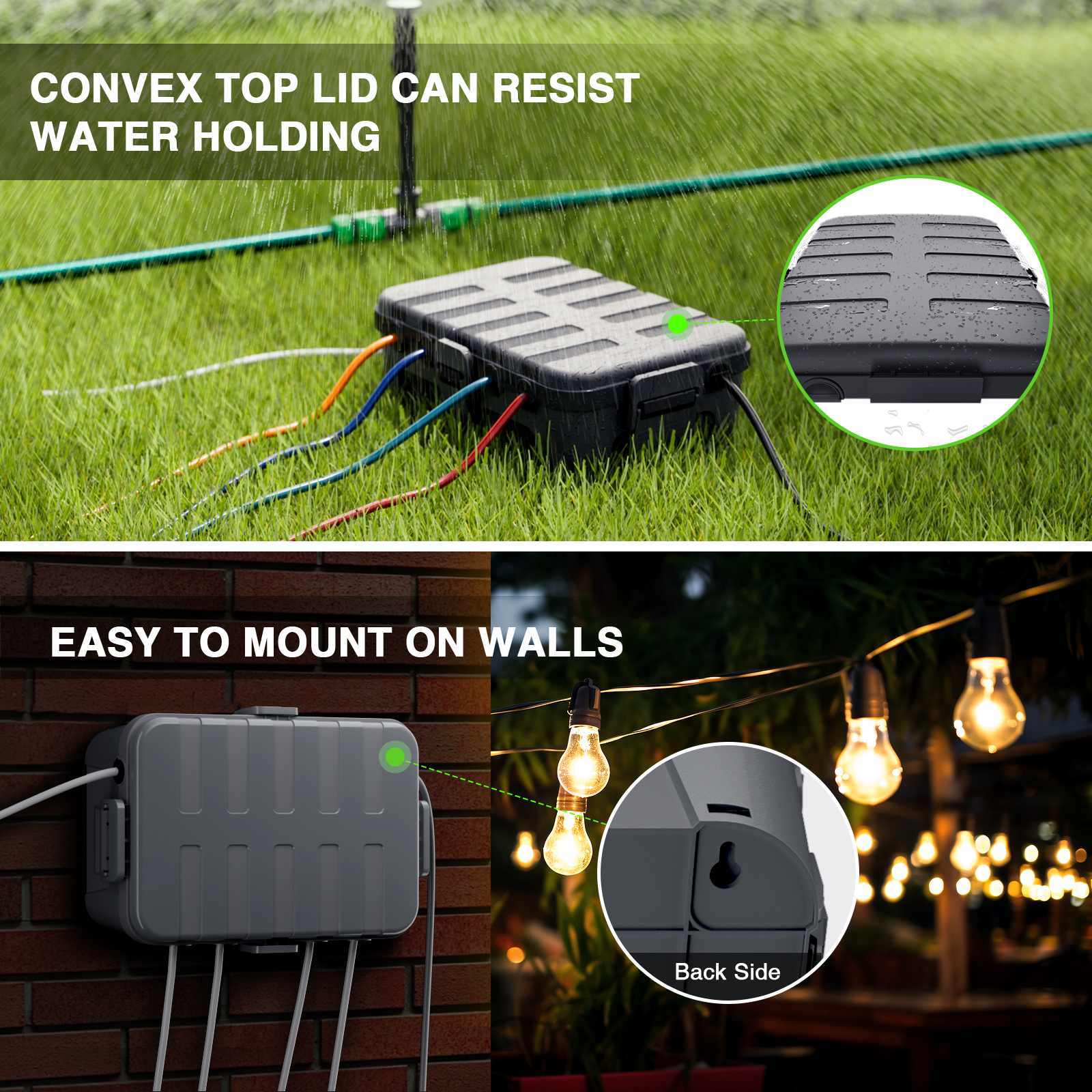 Large Weatherproof Outdoor Ele - Outdoor Power Box Cover recensie en prijs