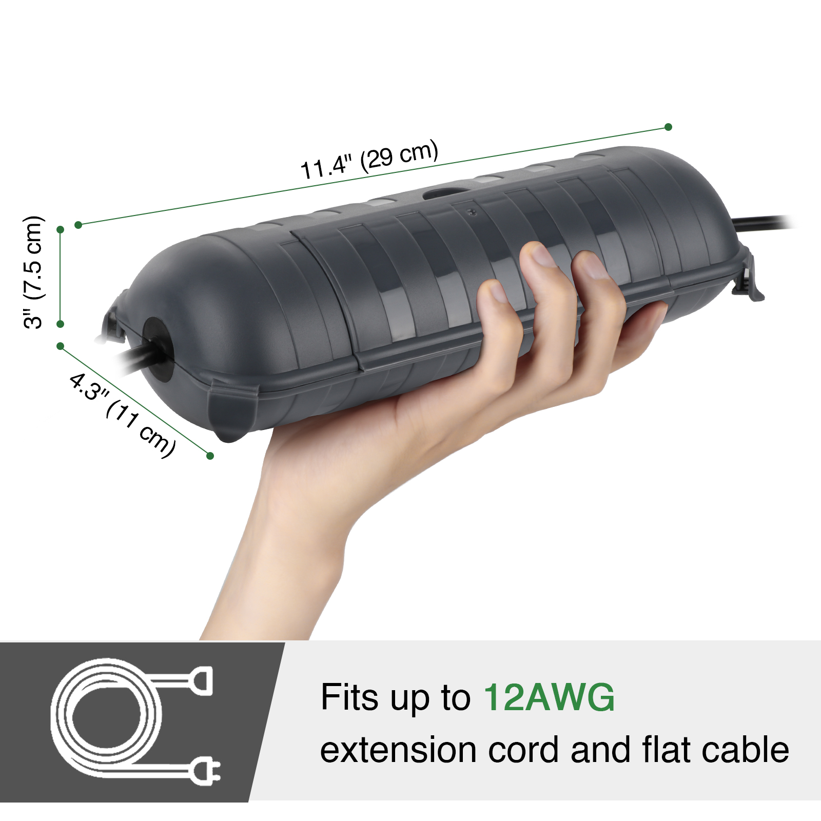 Large Weatherproof Outdoor Ele - Outdoor Power Box Cover recensie en prijs