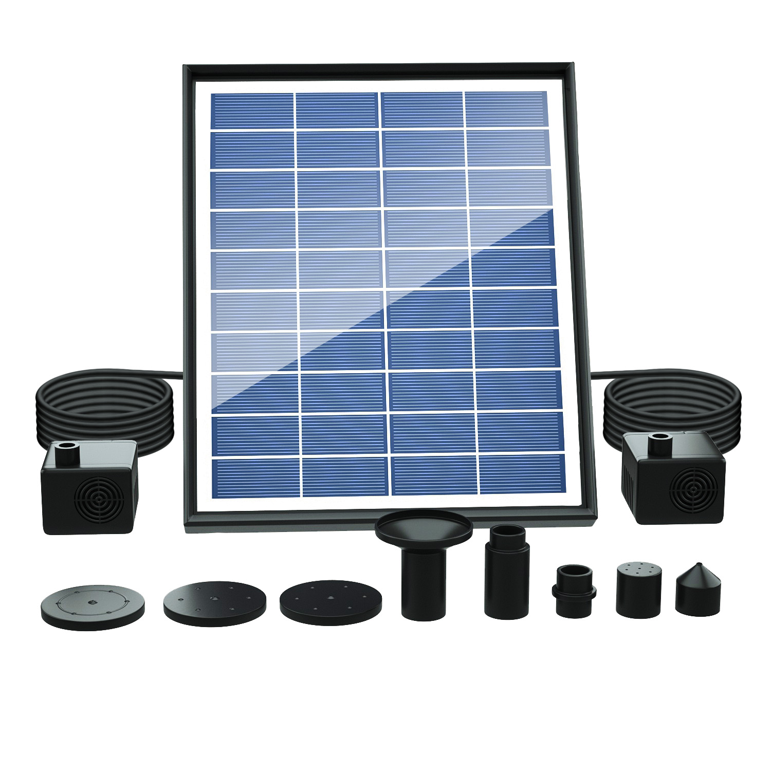 Solar Fountain, Solar Powered  - Outdoor Power Kit recensie en prijs