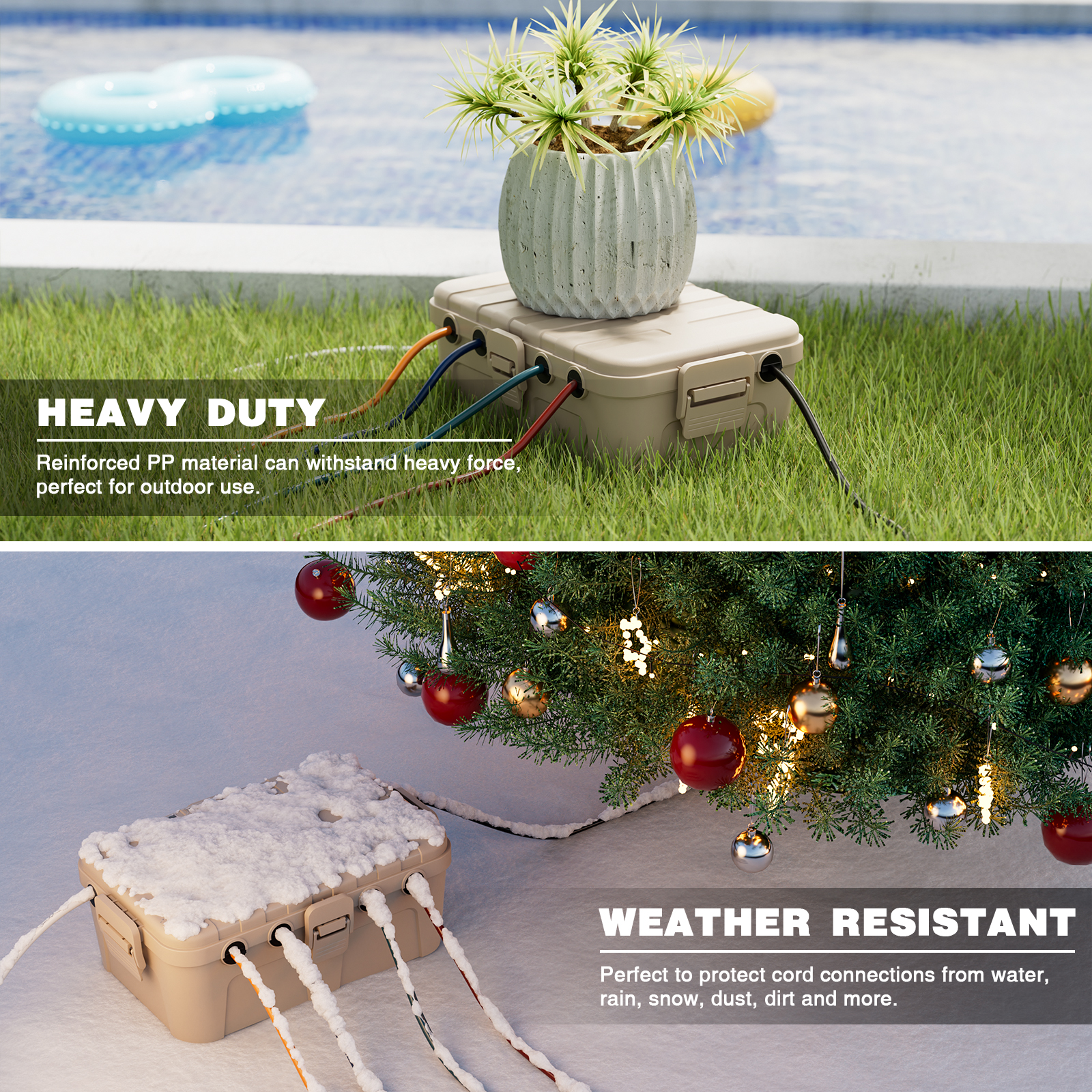 IP54 Large Outdoor Electrical  - Outdoor Power Box Cover recensie en prijs
