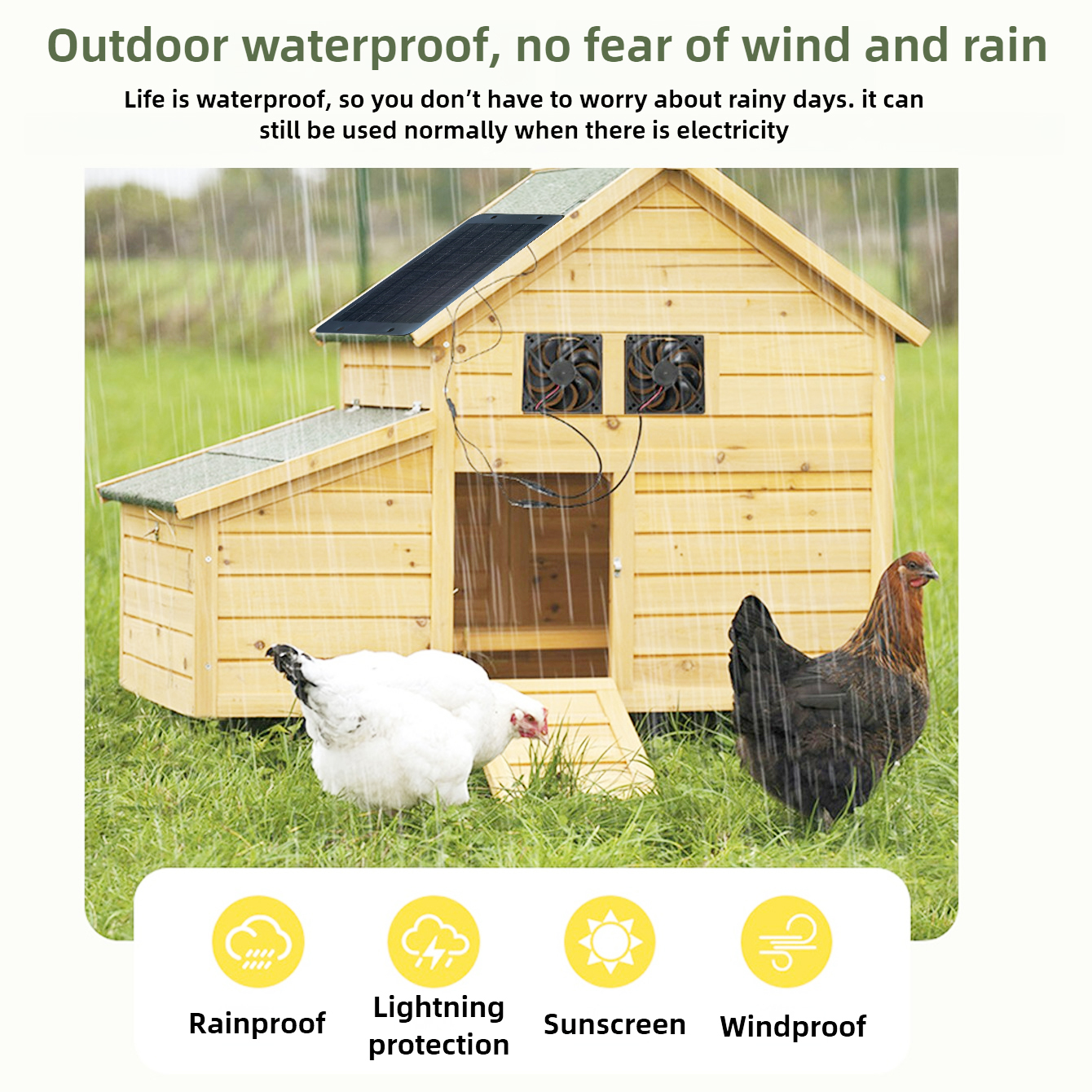Daily Outdoor 10W 15W Solar Pa - Outdoor Power Vent recensie en prijs