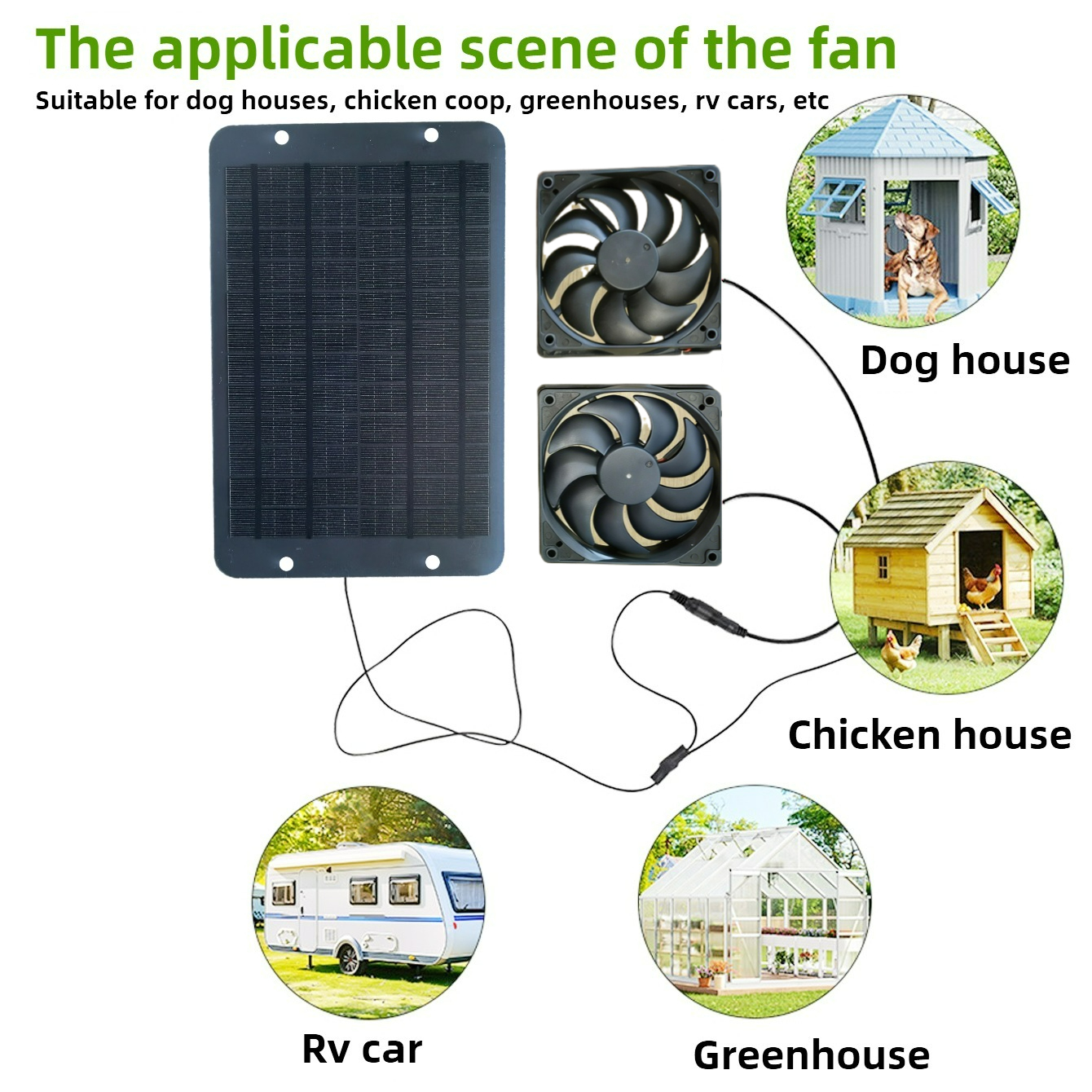 Daily Outdoor 10W 15W Solar Pa - Outdoor Power Vent recensie en prijs