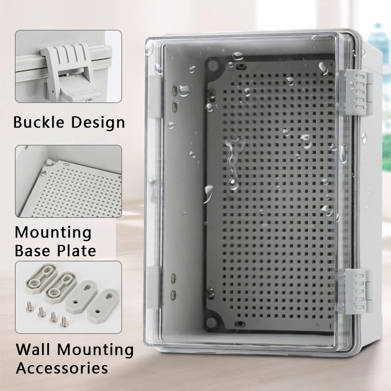 IP66 Waterproof Gray/Transpare - Outdoor Power Box Cover recensie en prijs