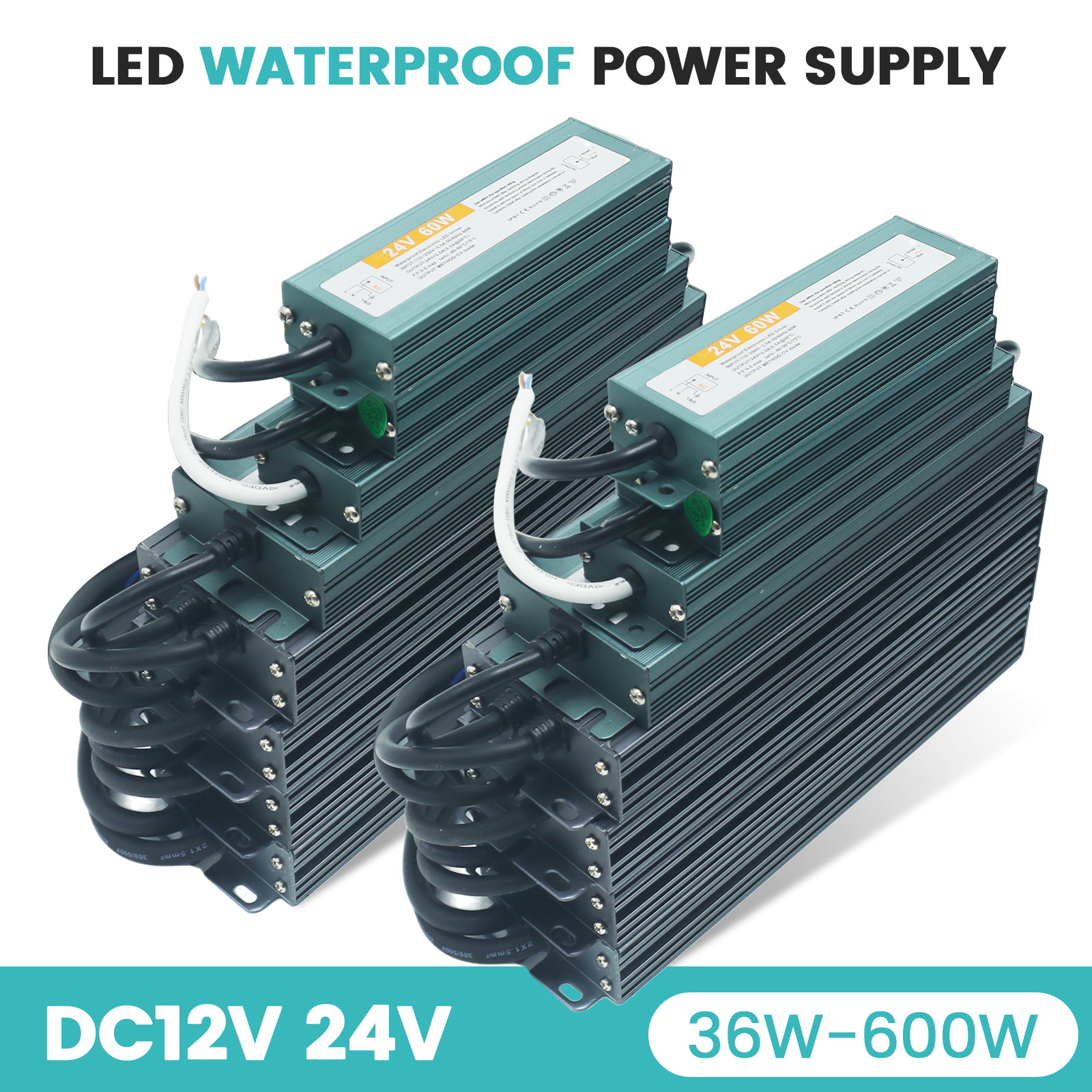 AC/DC Waterproof LED Power Sup - Outdoor Power Supply 12V recensie en prijs