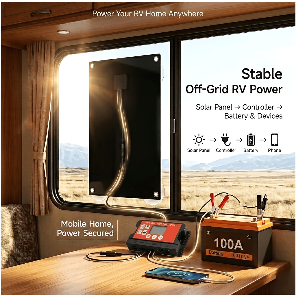 18V Solar Power Kit for Yacht, - Outdoor Power Kit recensie en prijs