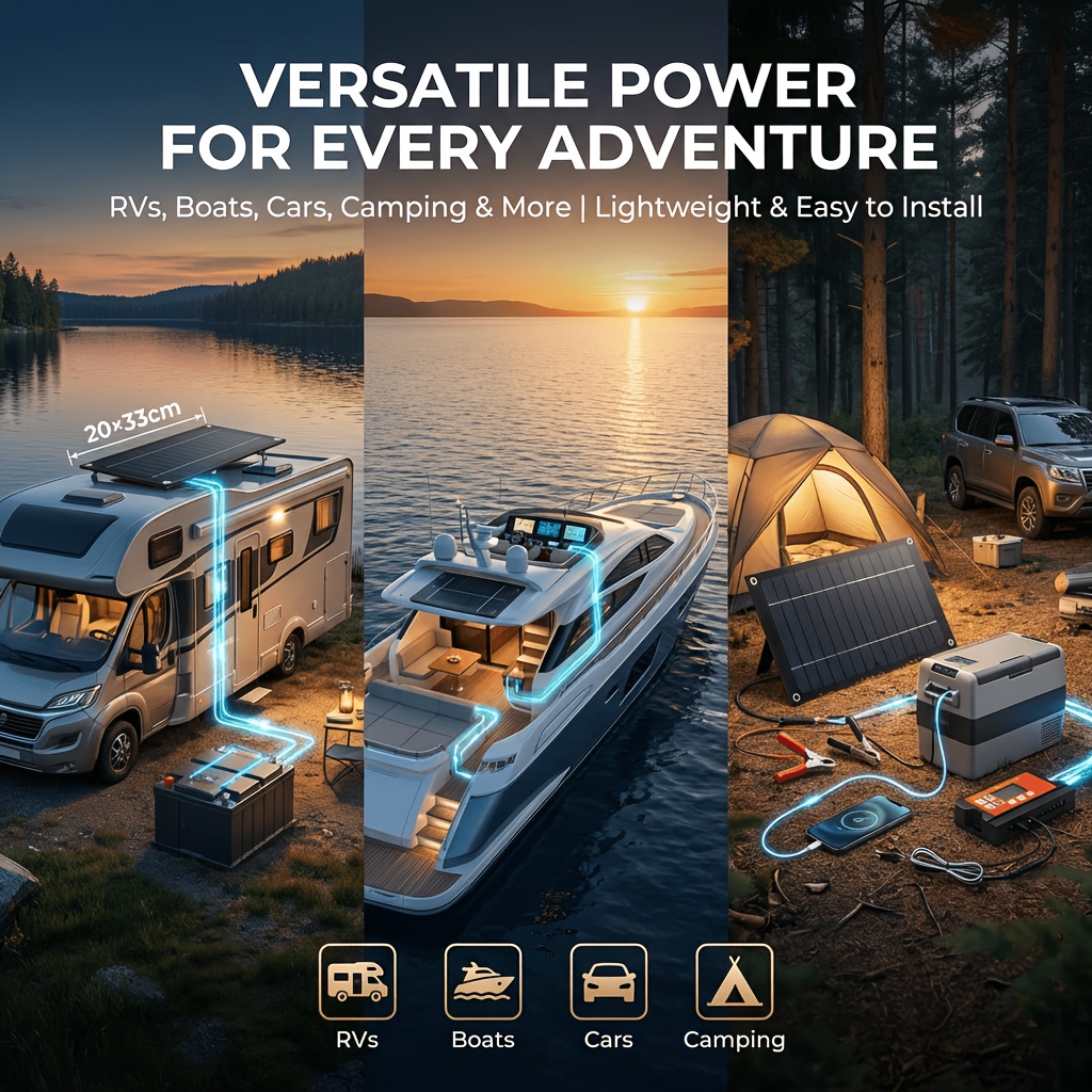 18V Solar Power Kit for Yacht, - Outdoor Power Kit recensie en prijs