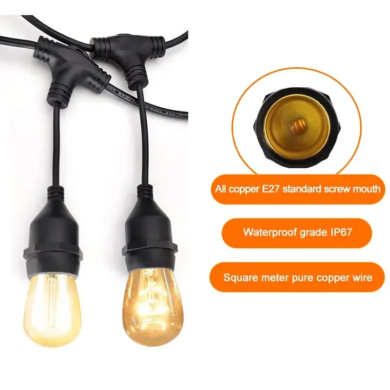 Outdoor E27 Threaded Head Lamp - Outdoor Power Strip Weatherproof recensie en prijs