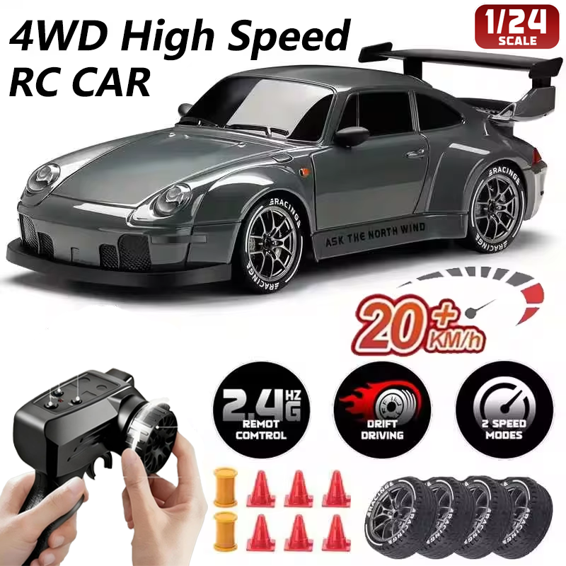 NEW RC Drift Car 2.4GHz 1:24 R - Outdoor Power Double Adapter recensie en prijs