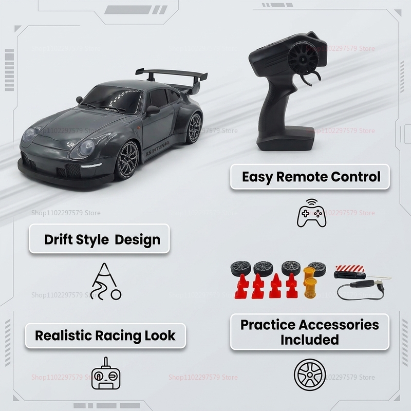 NEW RC Drift Car 2.4GHz 1:24 R - Outdoor Power Double Adapter recensie en prijs