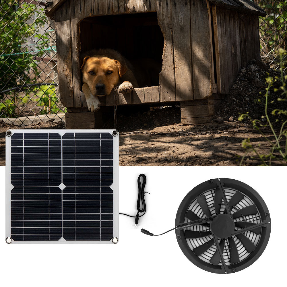25W Solar Powered Exhaust Vent - Outdoor Power Vent recensie en prijs