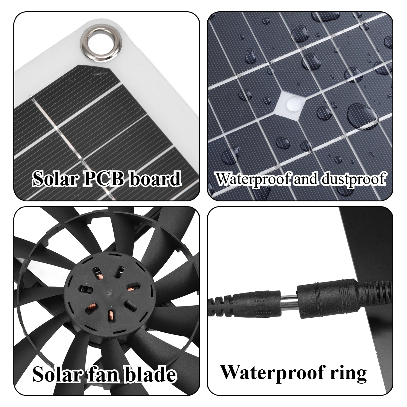25W Solar Powered Exhaust Vent - Outdoor Power Vent recensie en prijs