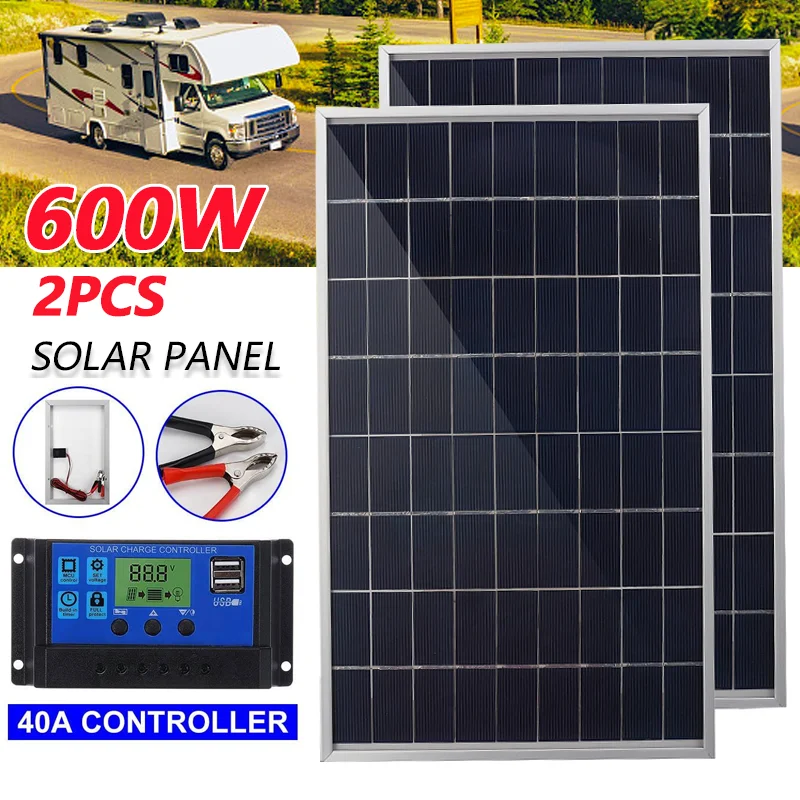 600W 12V Complete Solar Panel  - Outdoor Power Supply 12V recensie en prijs