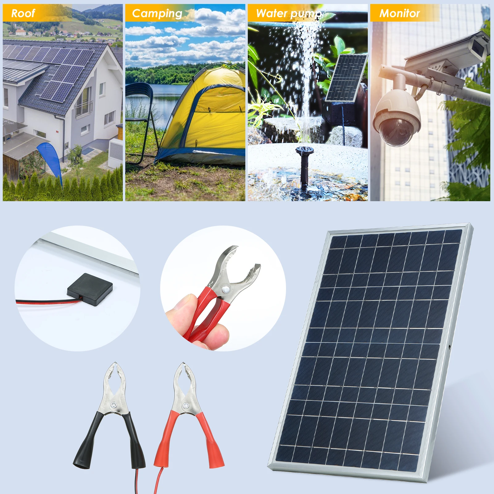 600W 12V Complete Solar Panel  - Outdoor Power Supply 12V recensie en prijs