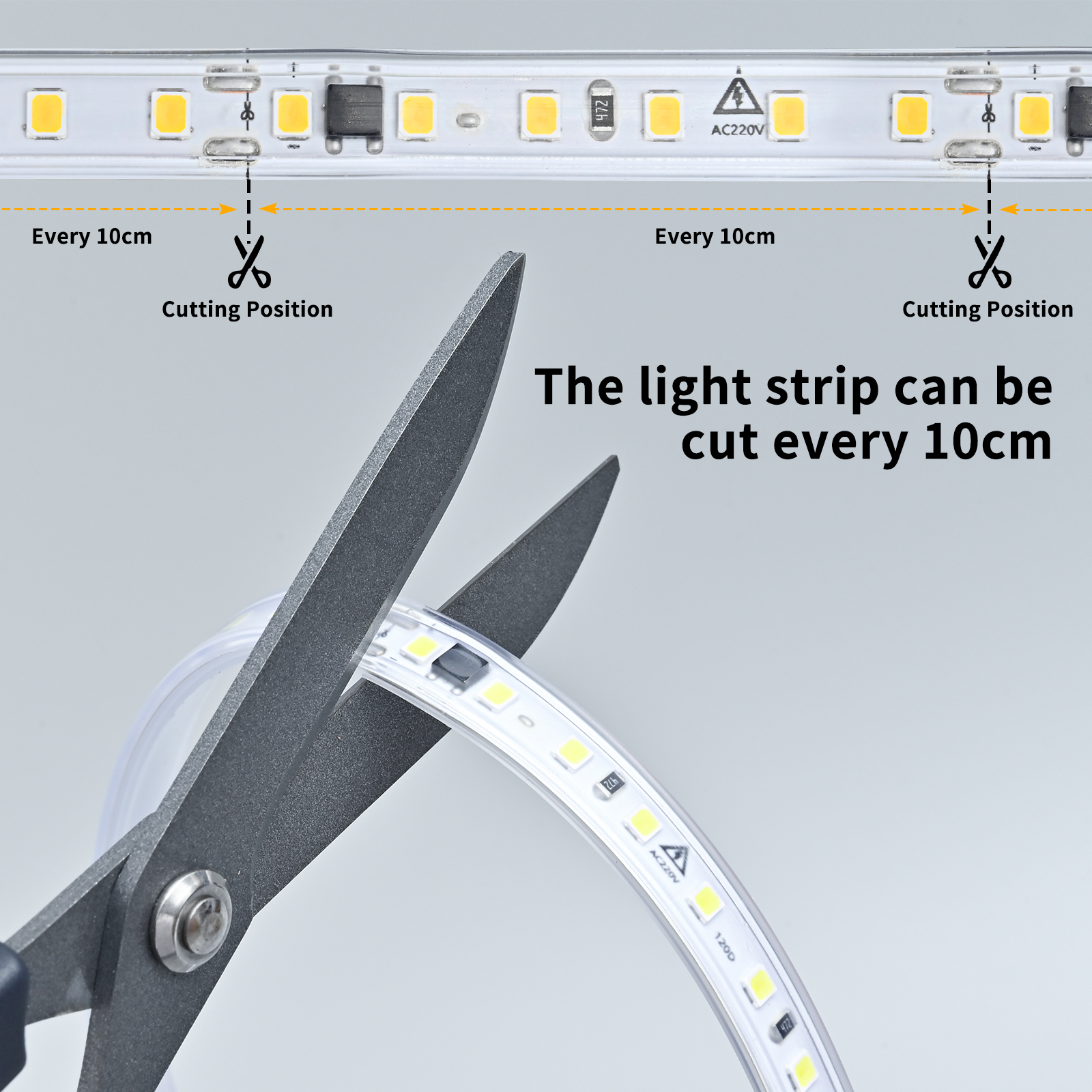 220V Waterproof LED Strip Ligh - Outdoor Power Strip Weatherproof recensie en prijs