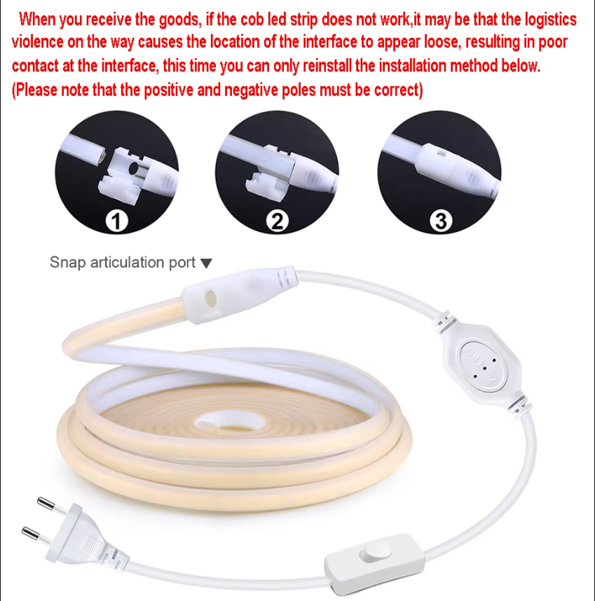 110V 220V Cob LED Tape Outdoor - Outdoor Power Strip Weatherproof recensie en prijs