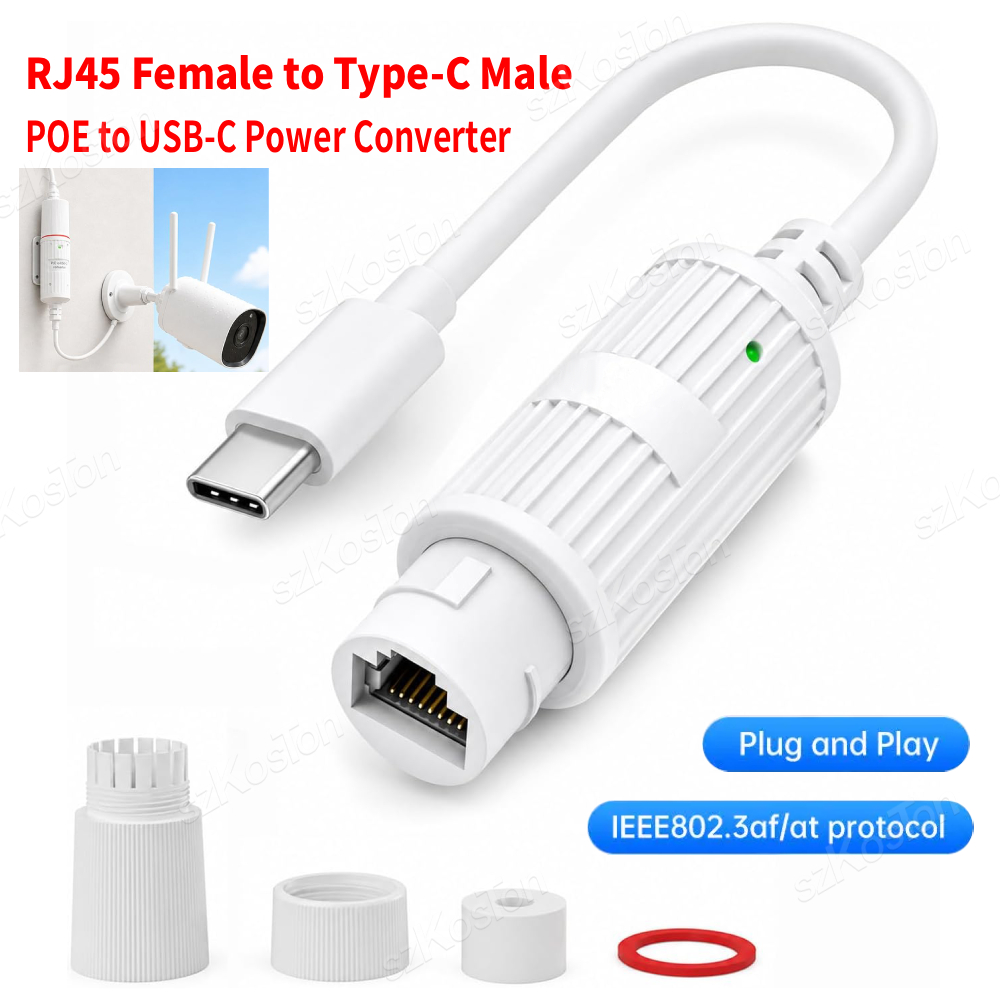 POE to USB-C Power Converter R - Outdoor Power Adapter Usb recensie en prijs