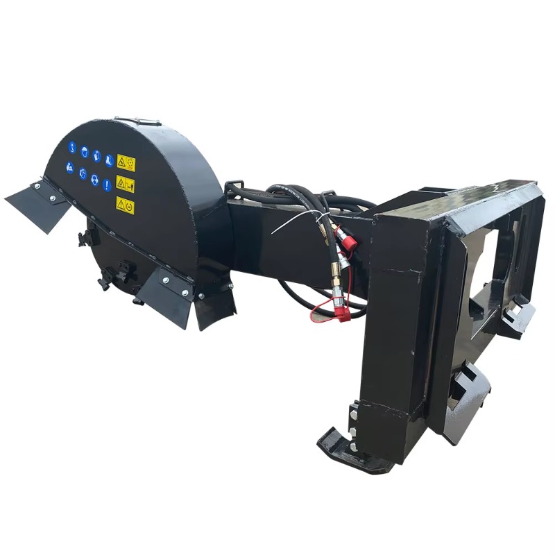Stump grinder attached to a sk - Stump Grinder Attachment recensie en prijs