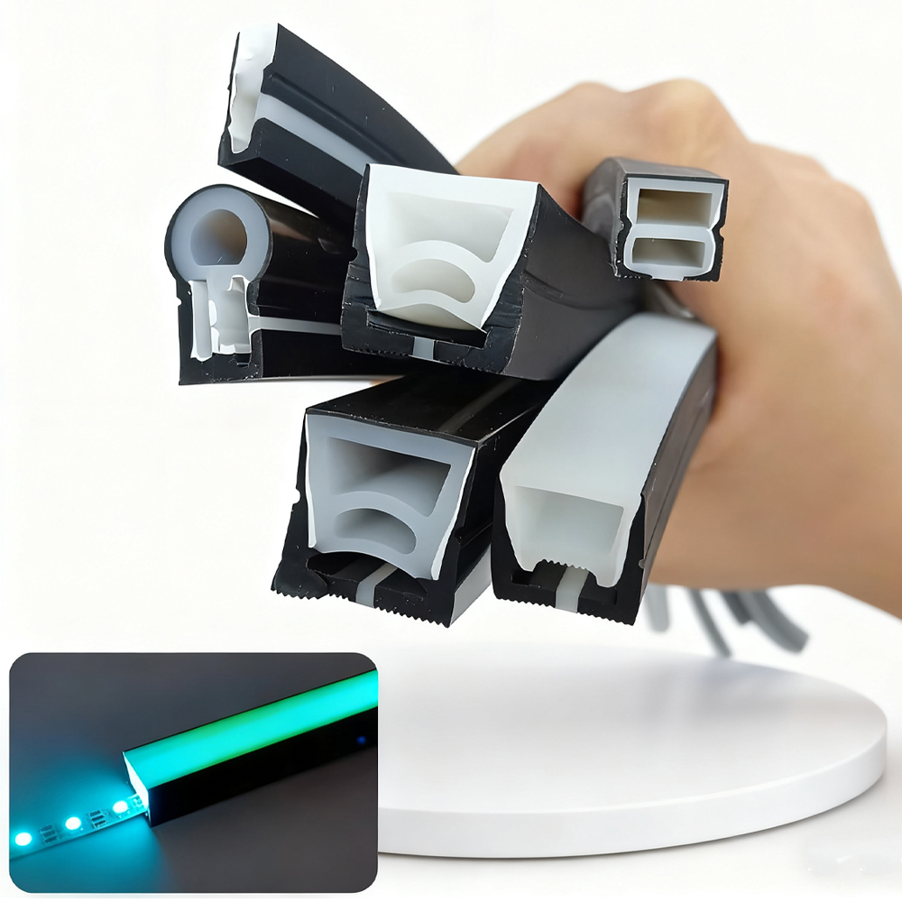 Black Silicone Tube LED Neon L - Outdoor Power Strip Weatherproof recensie en prijs