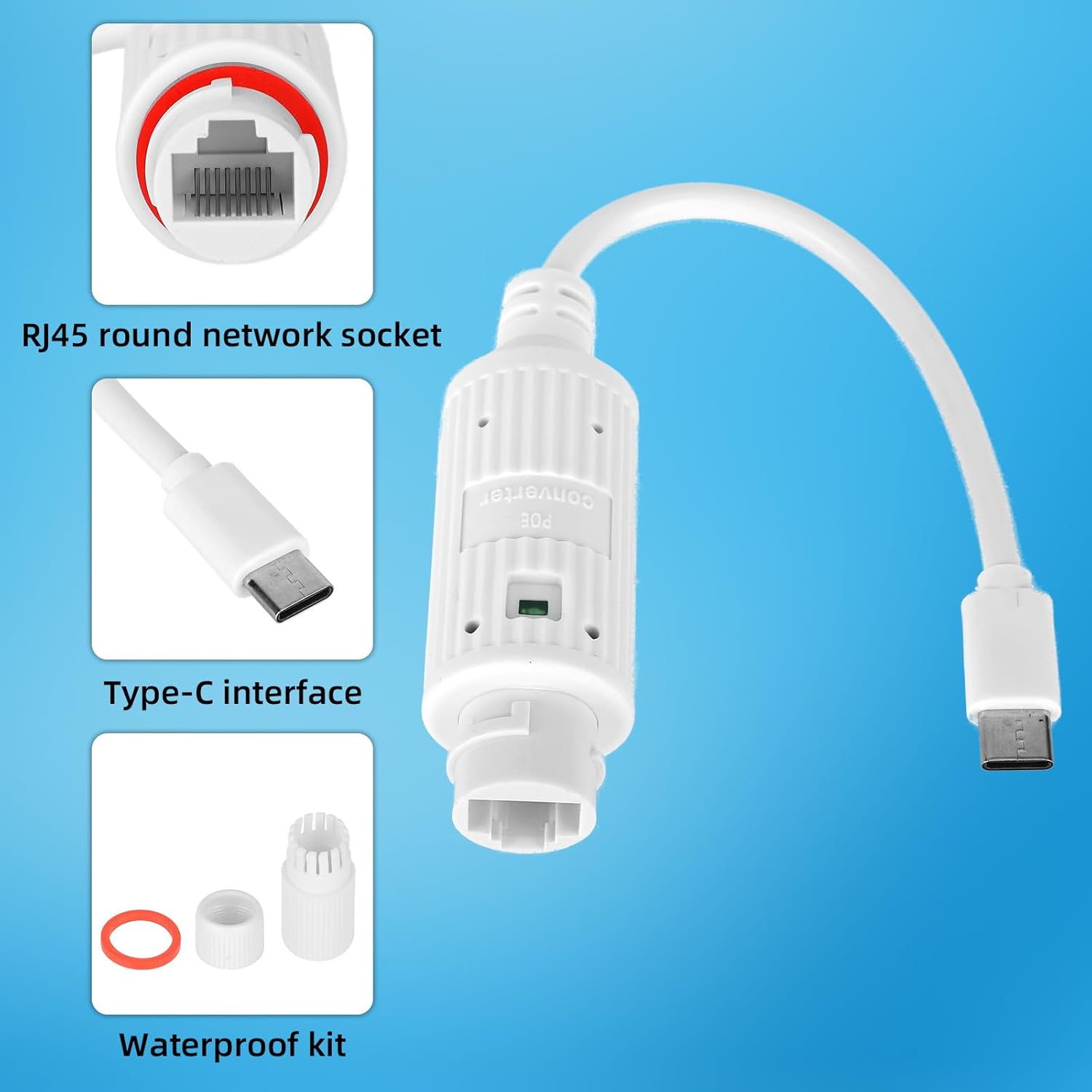 POE to USB-C Power Converter O - Outdoor Power Adapter Usb recensie en prijs