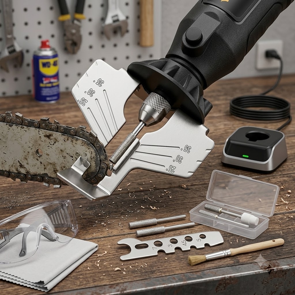 HOMEFISH  Chainsaw Sharpening  - Stump Grinder Attachment recensie en prijs