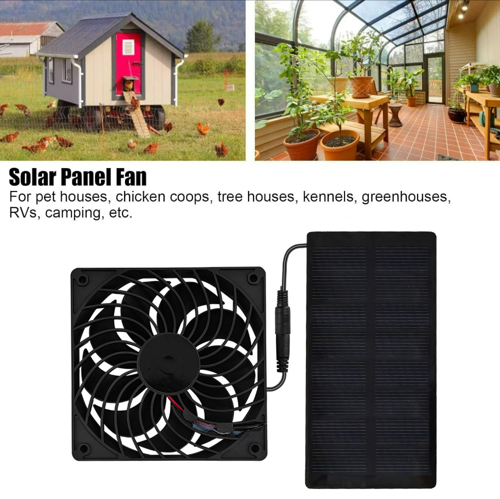 Solar Powered Waterproof 12cm  - Outdoor Power Vent recensie en prijs
