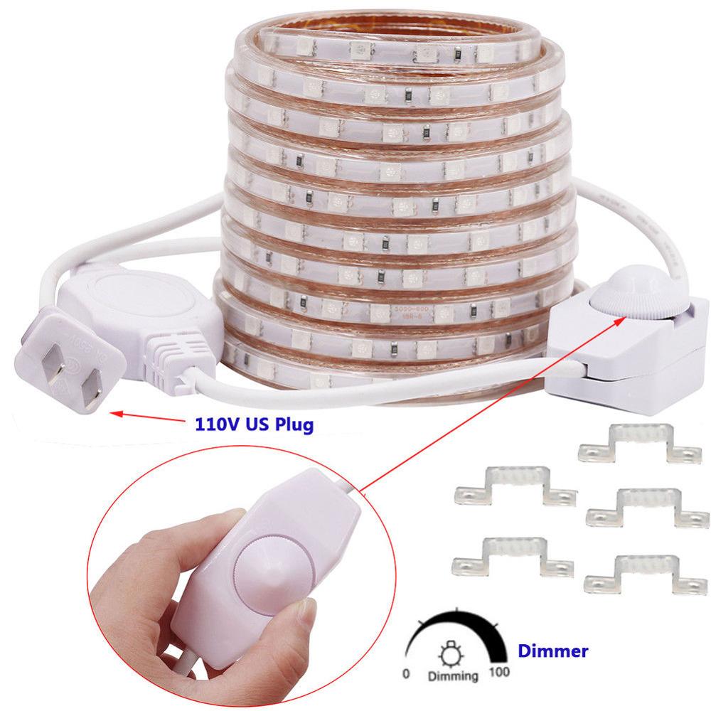 Dimmable LED Strip 110v 120V 5 - Outdoor Power Strip Weatherproof recensie en prijs