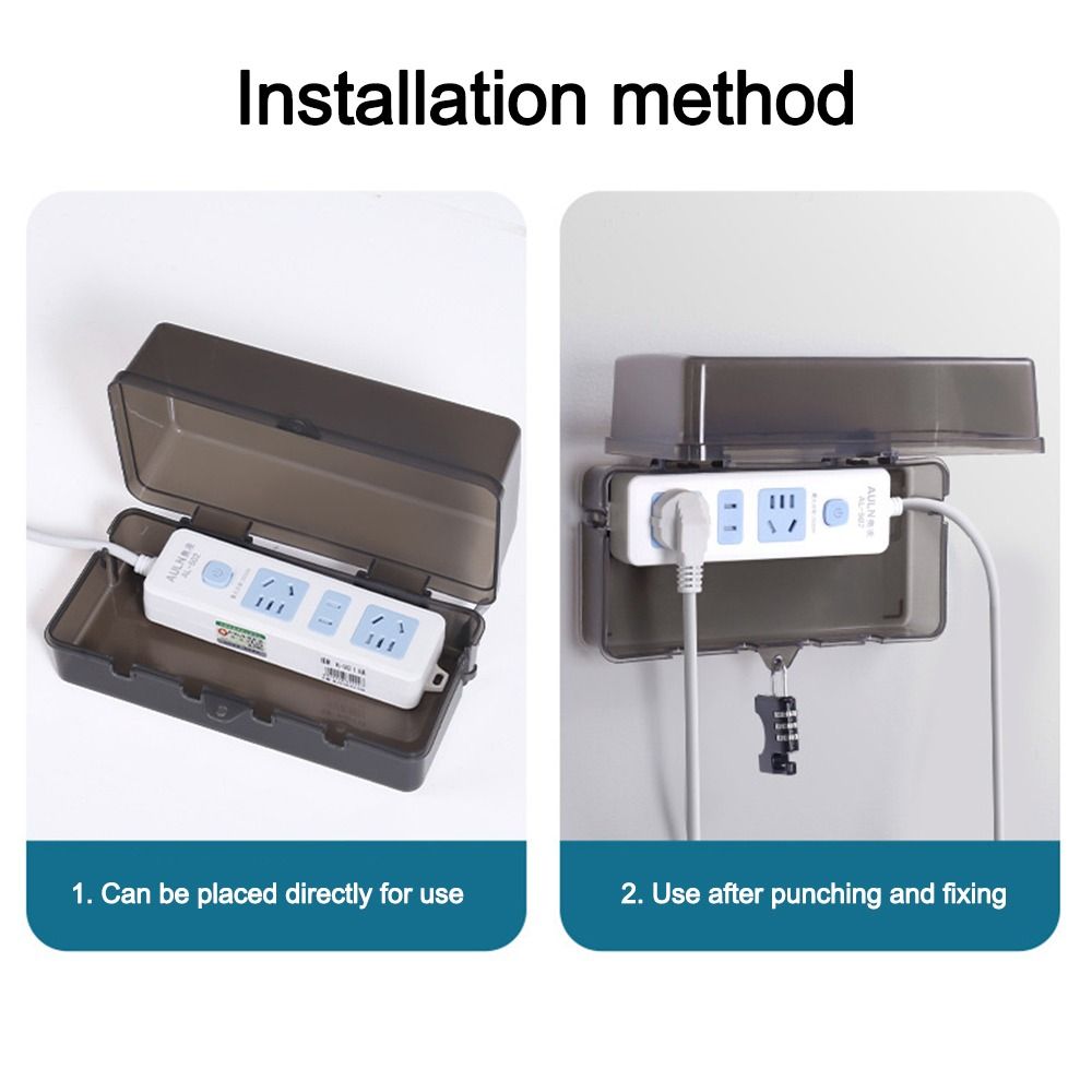 Portable Plastic Plug Box Anti - Outdoor Power Strip Weatherproof recensie en prijs