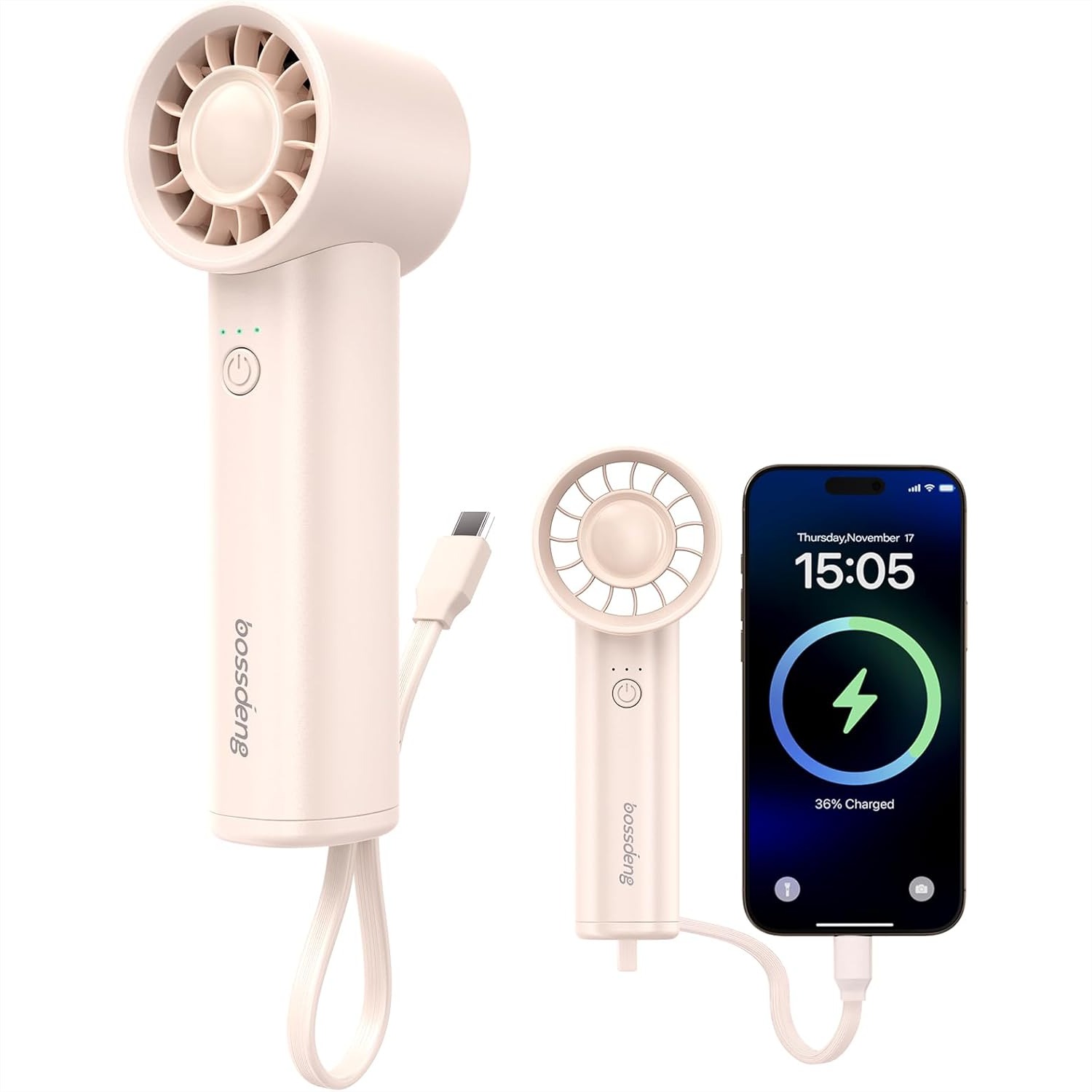 Portable Handheld Fan with Pow - Outdoor Power Products recensie en prijs