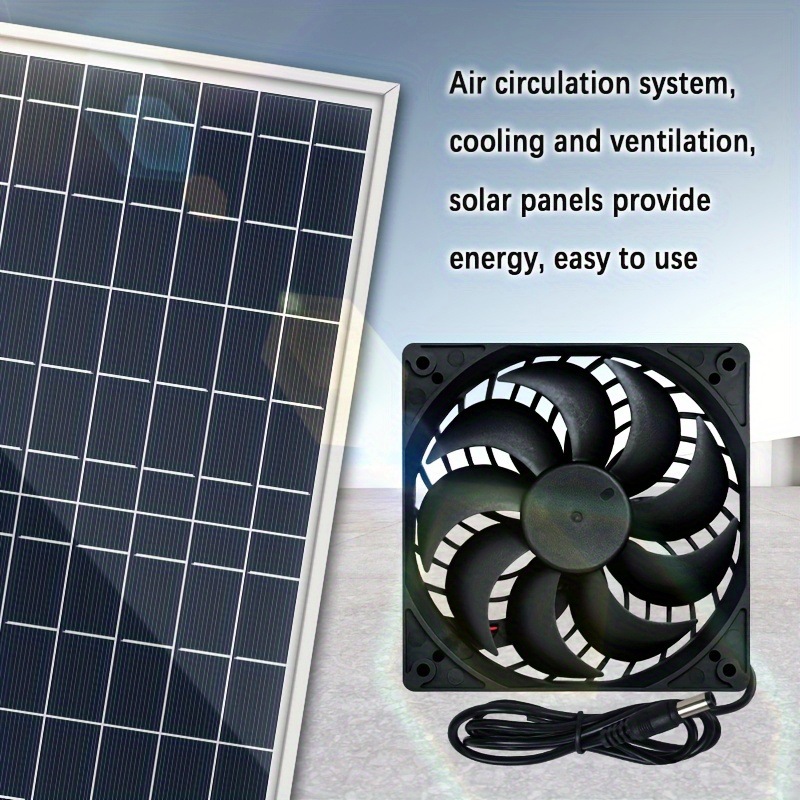 15W Solar Powered Dual Cooling - Outdoor Power Vent recensie en prijs