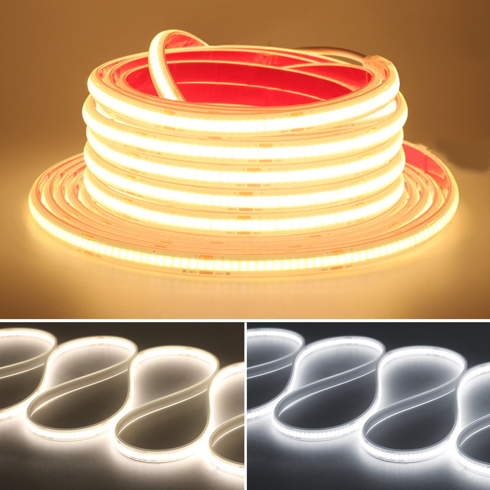 24V COB Strip IP68 Waterproof  - Outdoor Power Strip Weatherproof recensie en prijs