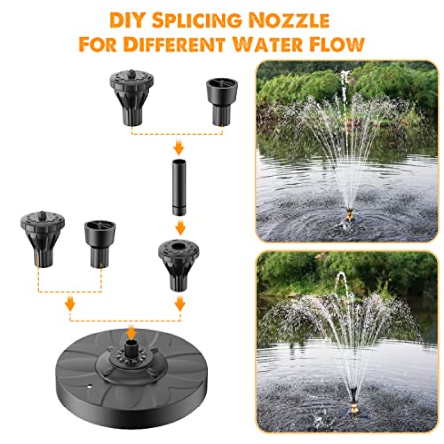 Small Pond Fountain with 32.8f - Outdoor Power Double Adapter recensie en prijs