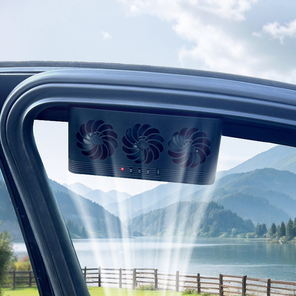 Solar Powered Car Exhaust Fan  - Outdoor Power Vent recensie en prijs