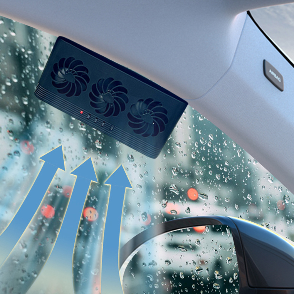 Solar Powered Car Exhaust Fan  - Outdoor Power Vent recensie en prijs
