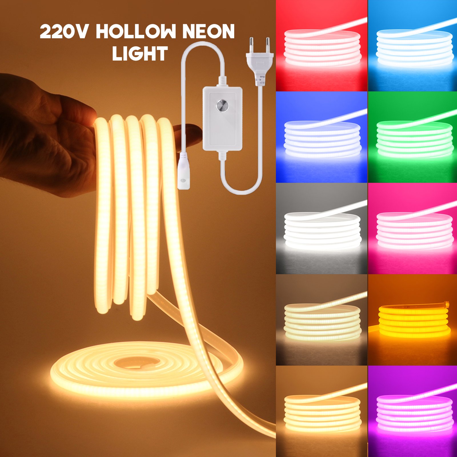 Dimmable COB LED Strip Light 2 - Outdoor Power Strip Weatherproof recensie en prijs