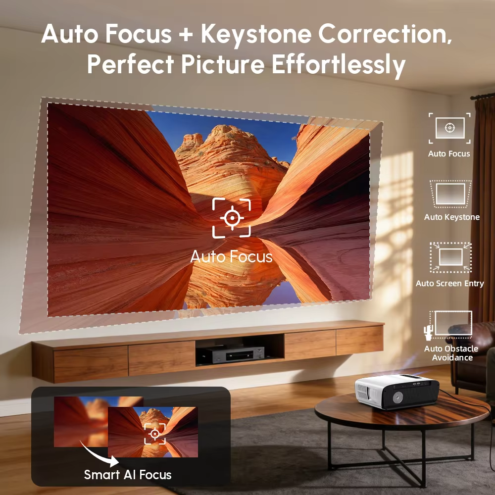 New 4k Projector Auto Focus Da - Outdoor Power Products recensie en prijs